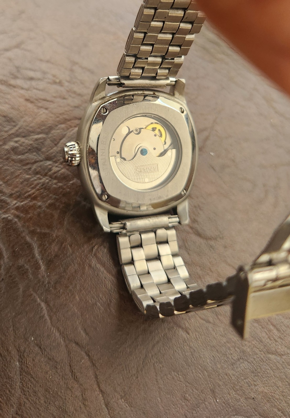 Stauer 1930 Dashtronic Men’s Watch 21 Jewels 15457 Automatic Steel Band