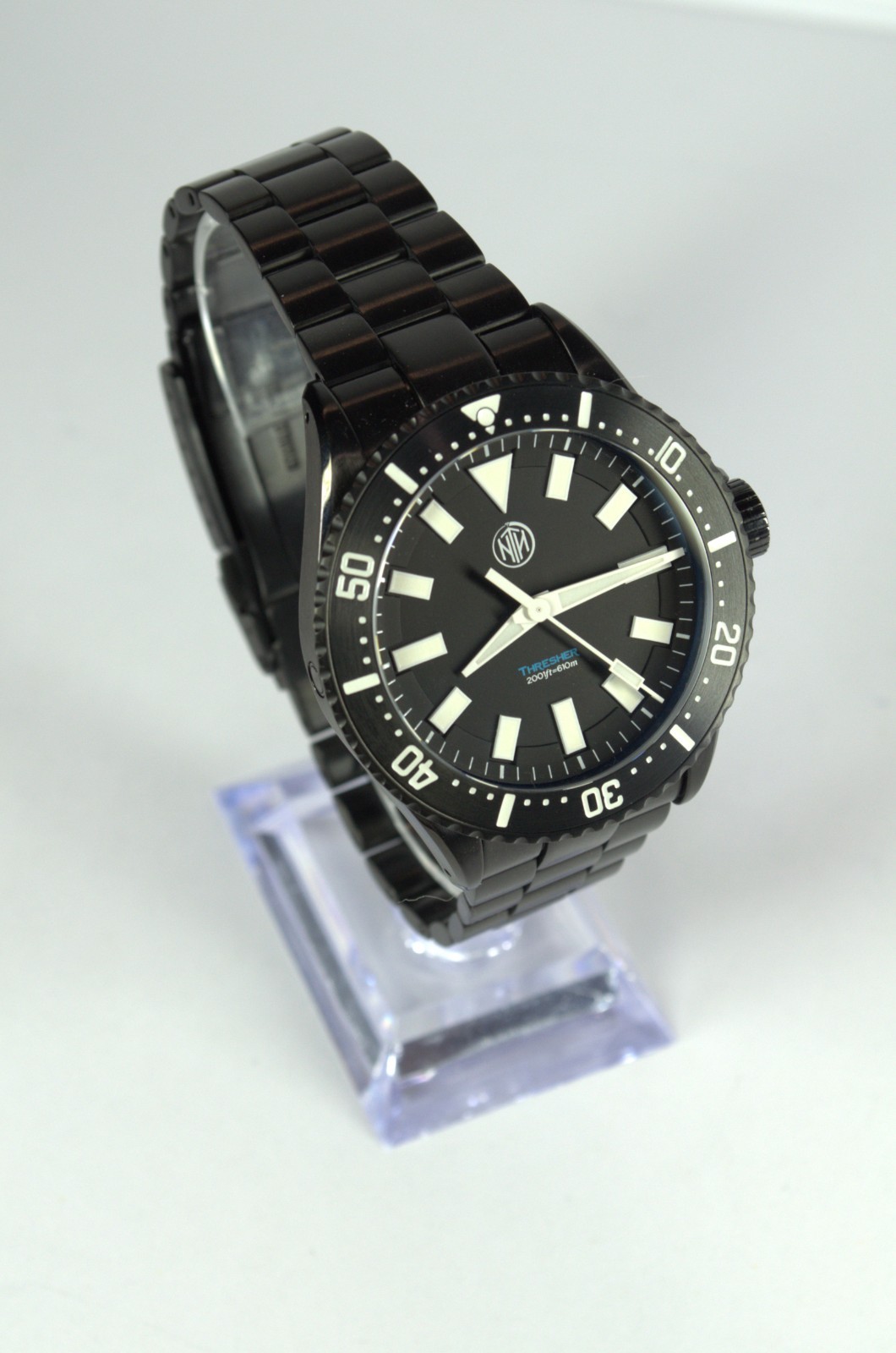 NTH Thresher No date diver, Black DLC, 43.75mm, RARE + discontinued, automatic