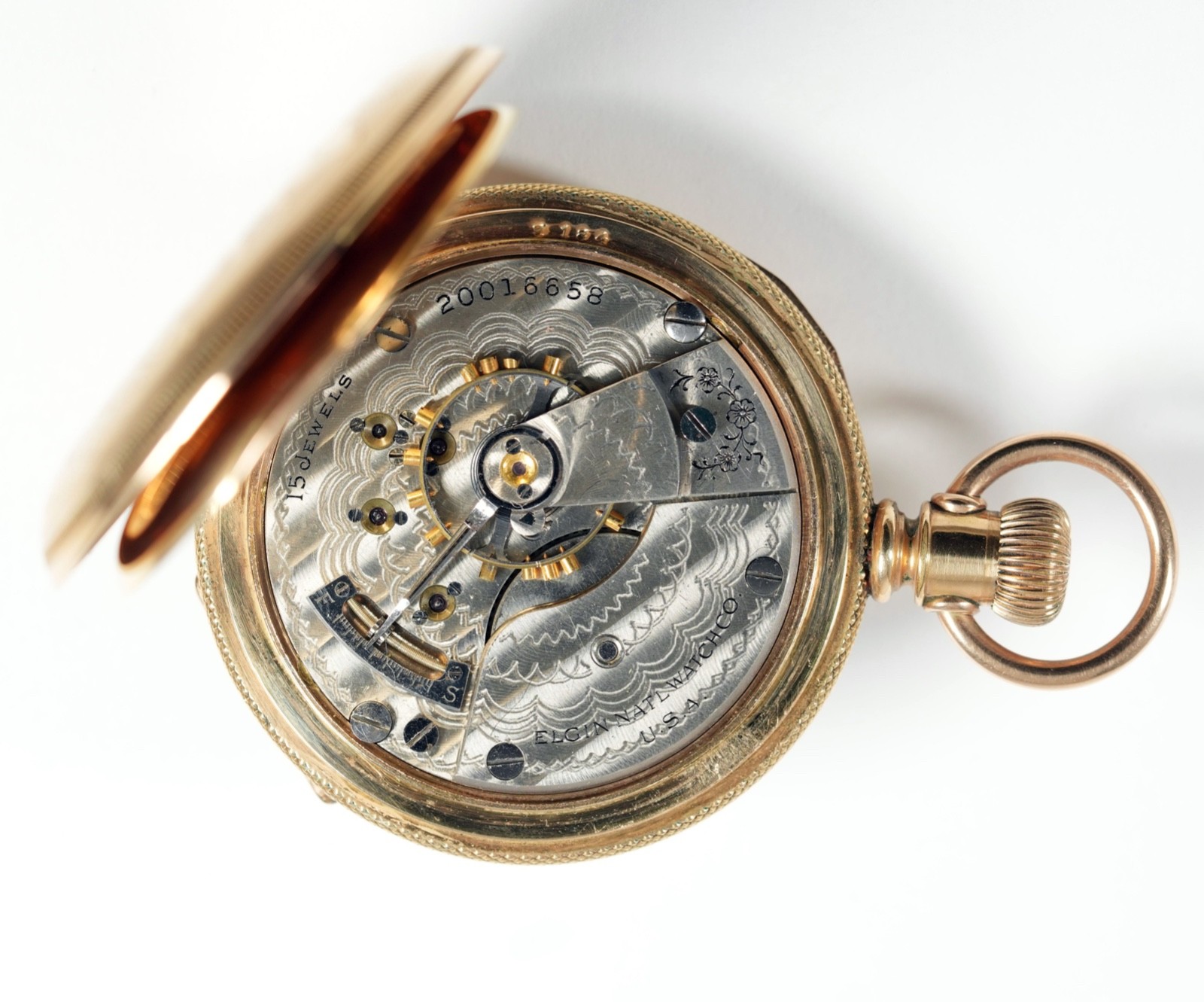 ELGIN NATIVE AMERICAN IMAGERY DIAL 18 SIZE EXTREMELY RARE POCKET WATCH