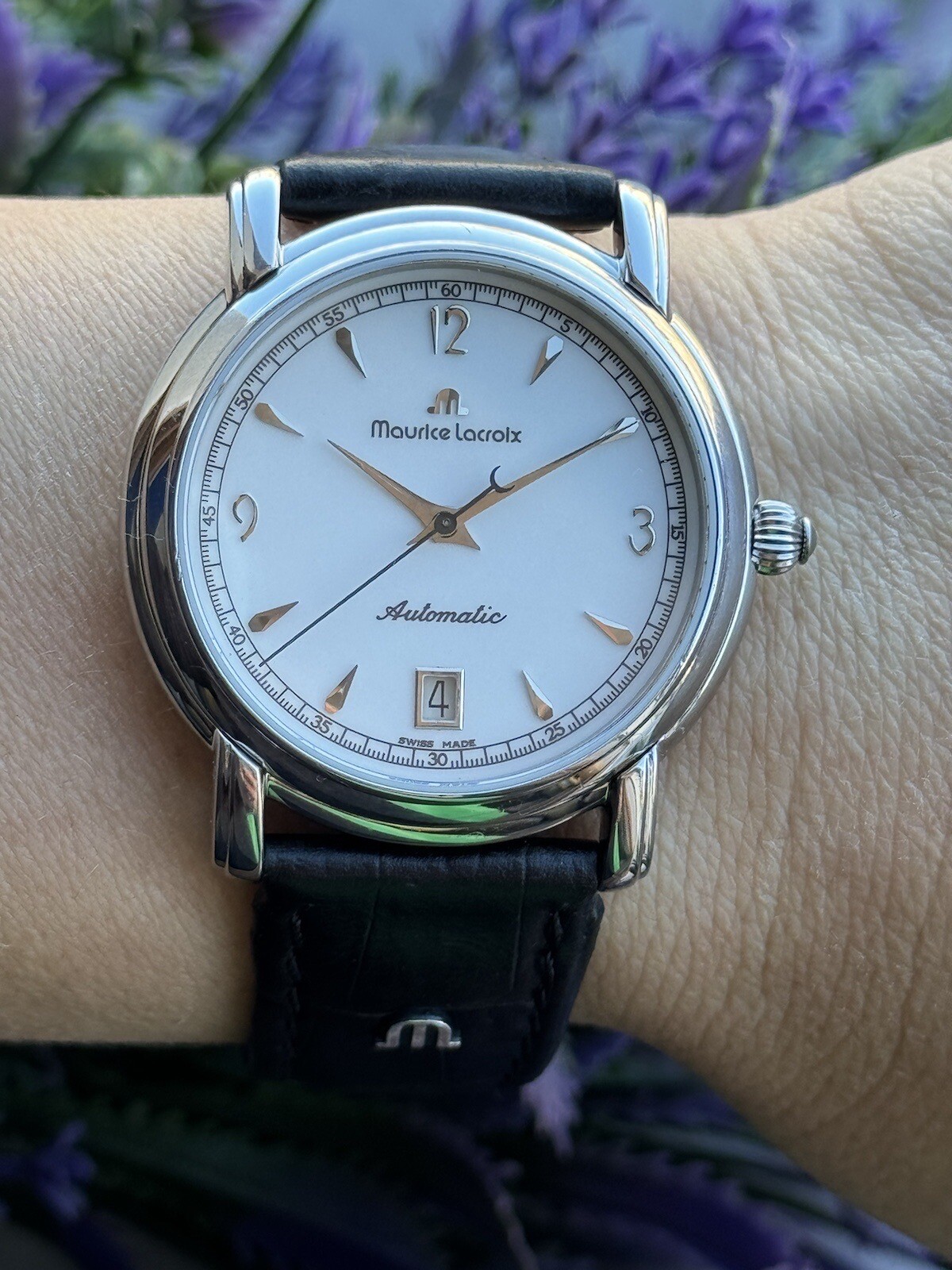 Maurice Lacroix Pontos Date Watch Automatic Mens 38mm Swiss Made 68775