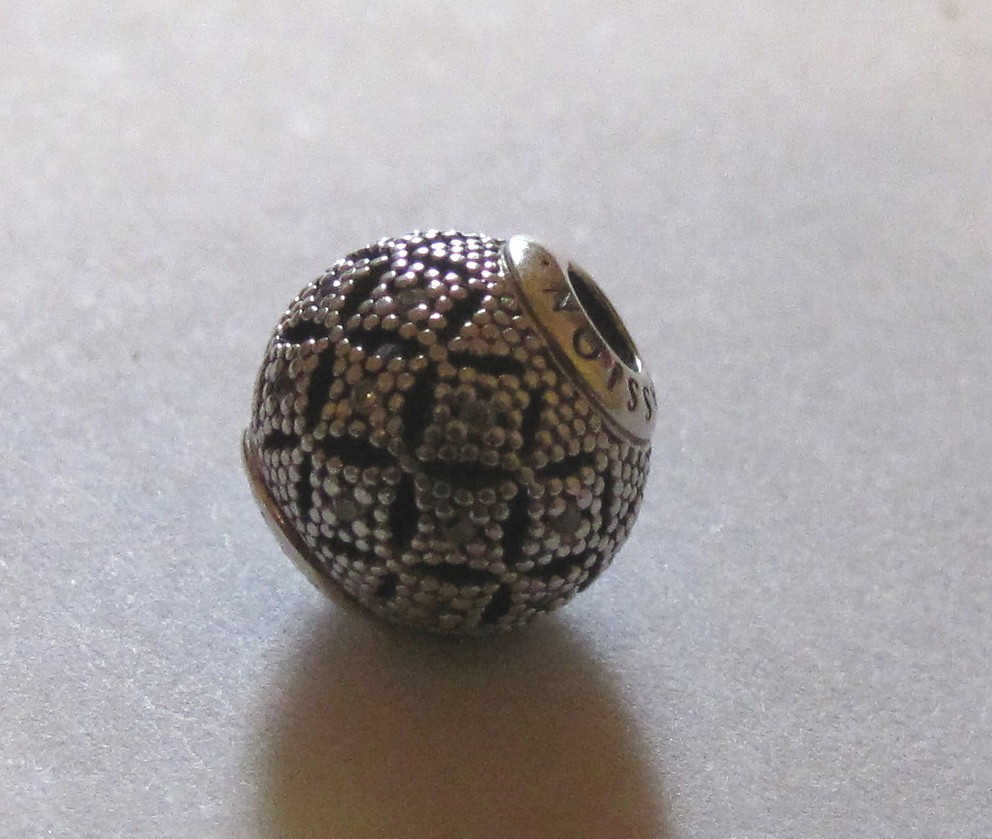 Authentic Pandora Essence Collection CZ Sparkling COMPASSION Charm #796073CZ