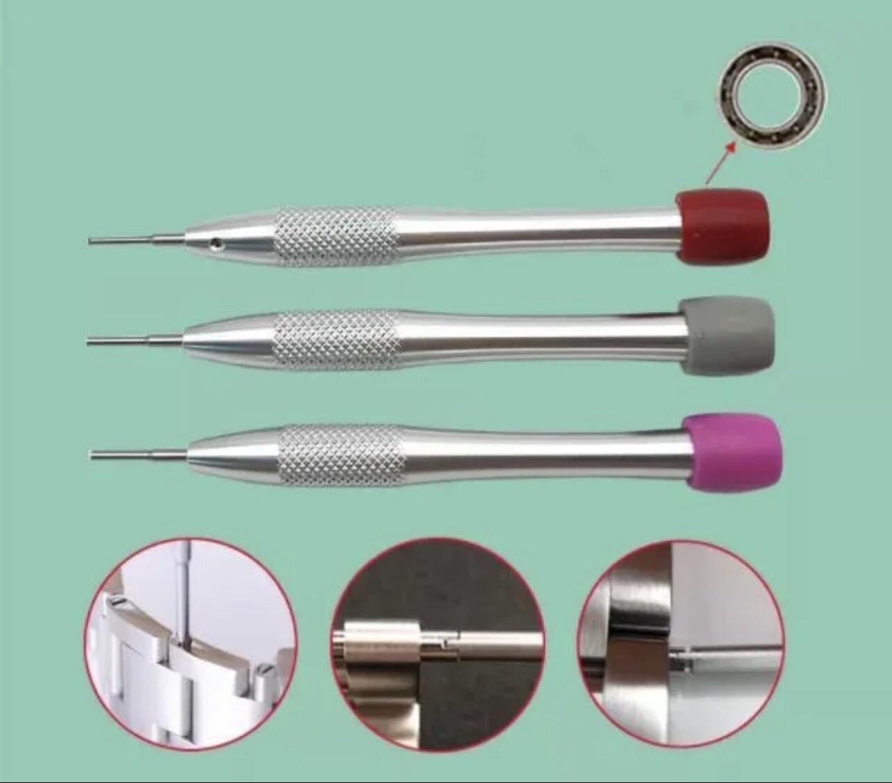 T Blade Screwdrivers for Rolex & AP Cartier Watch 1.2mm 1.4mm 1.6mm 3PC Set