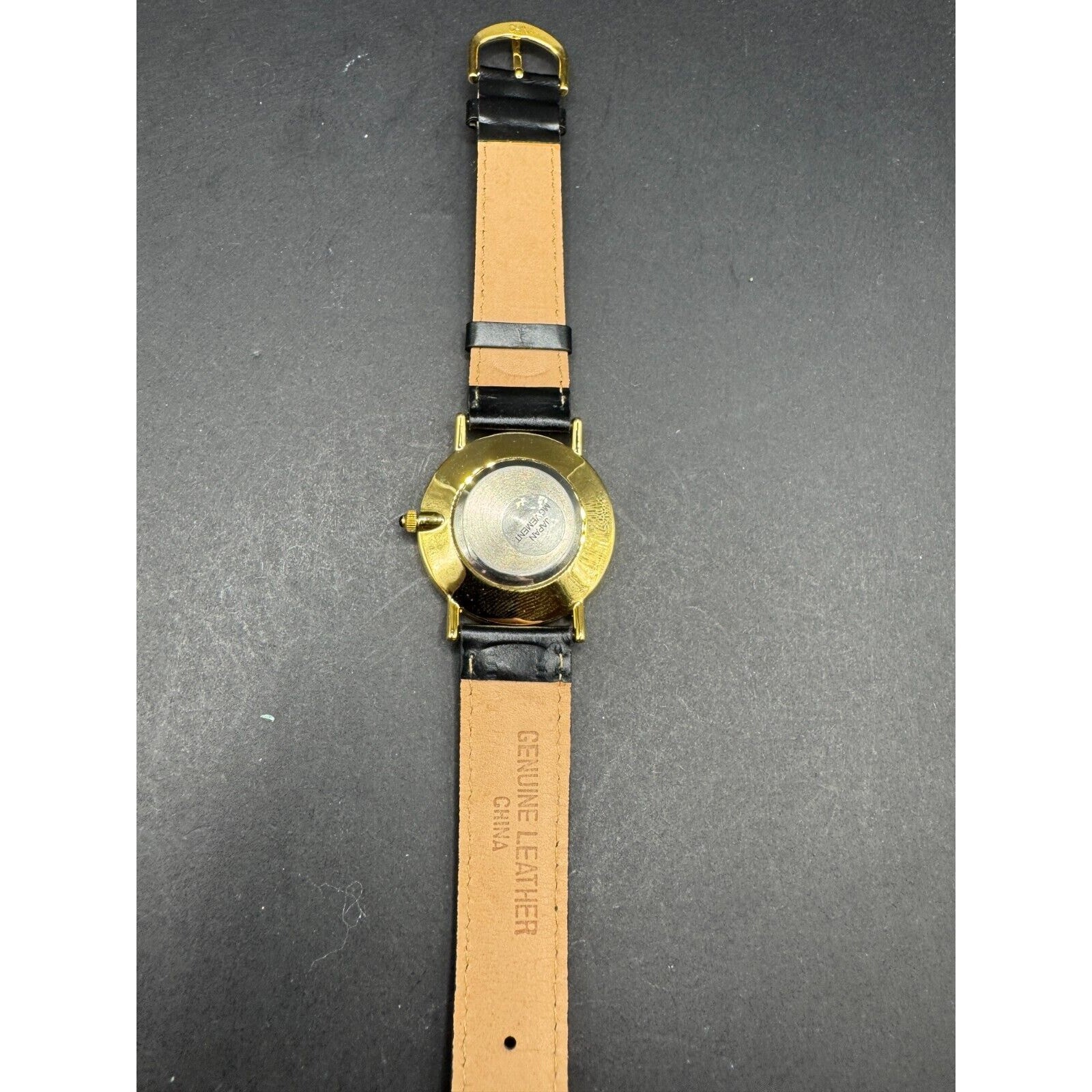 Vintage GTE General Telephone Electronics Super Pages Wrist Watch Black Band