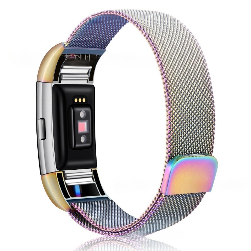 Fitbit Charge 2 Milanese Strap Magnetic Stainless Steel Mesh Band