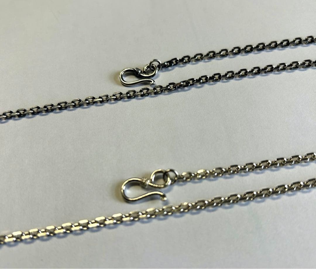Natural Silver 925 Chain Necklace (rolo Chain)