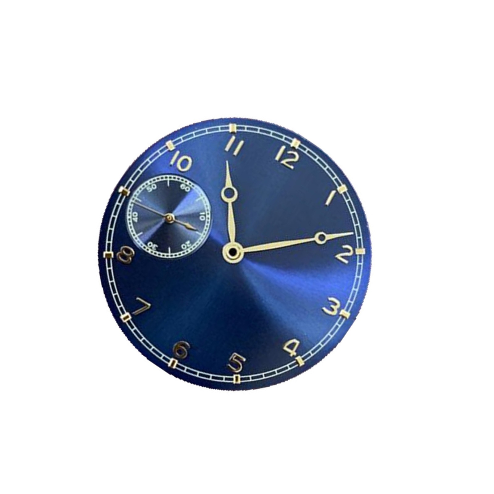 Blue 37mm Watch Dial With Watch Hands Parts for ETA 6497 ST3600 Movement Watch p