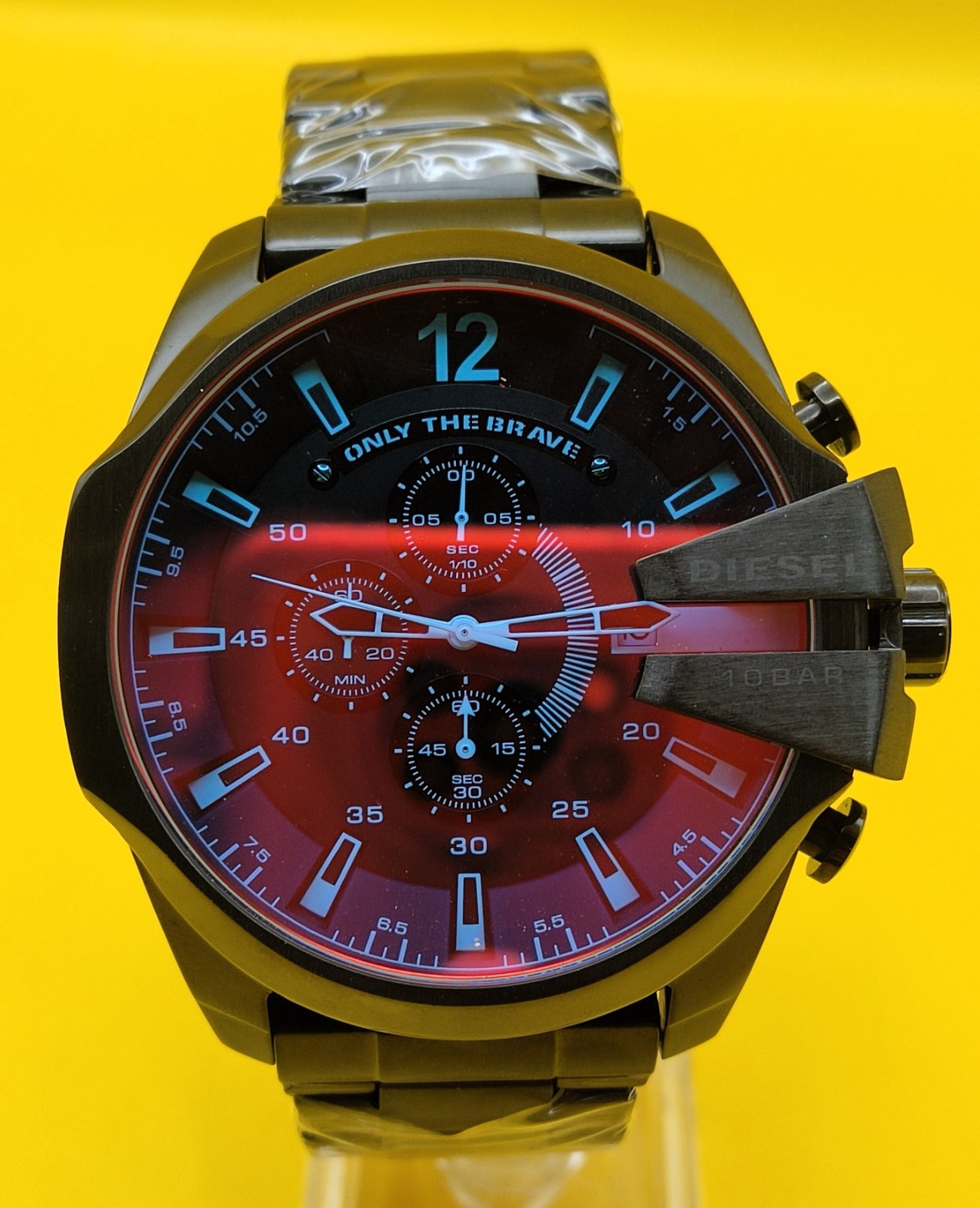 Premium Diesel Only The Brave 10 Bar Black Dial Refurbished Men’s Wrist Watch
