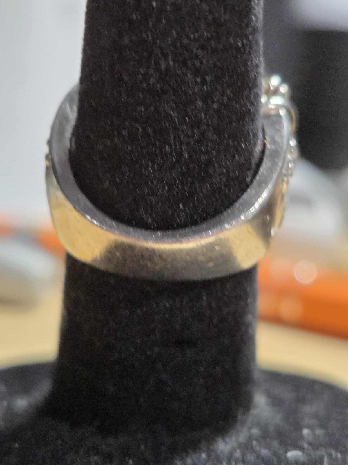Size 3.75-4 925 China Sterling Silver Basketweave Openwork Ring 7.71g