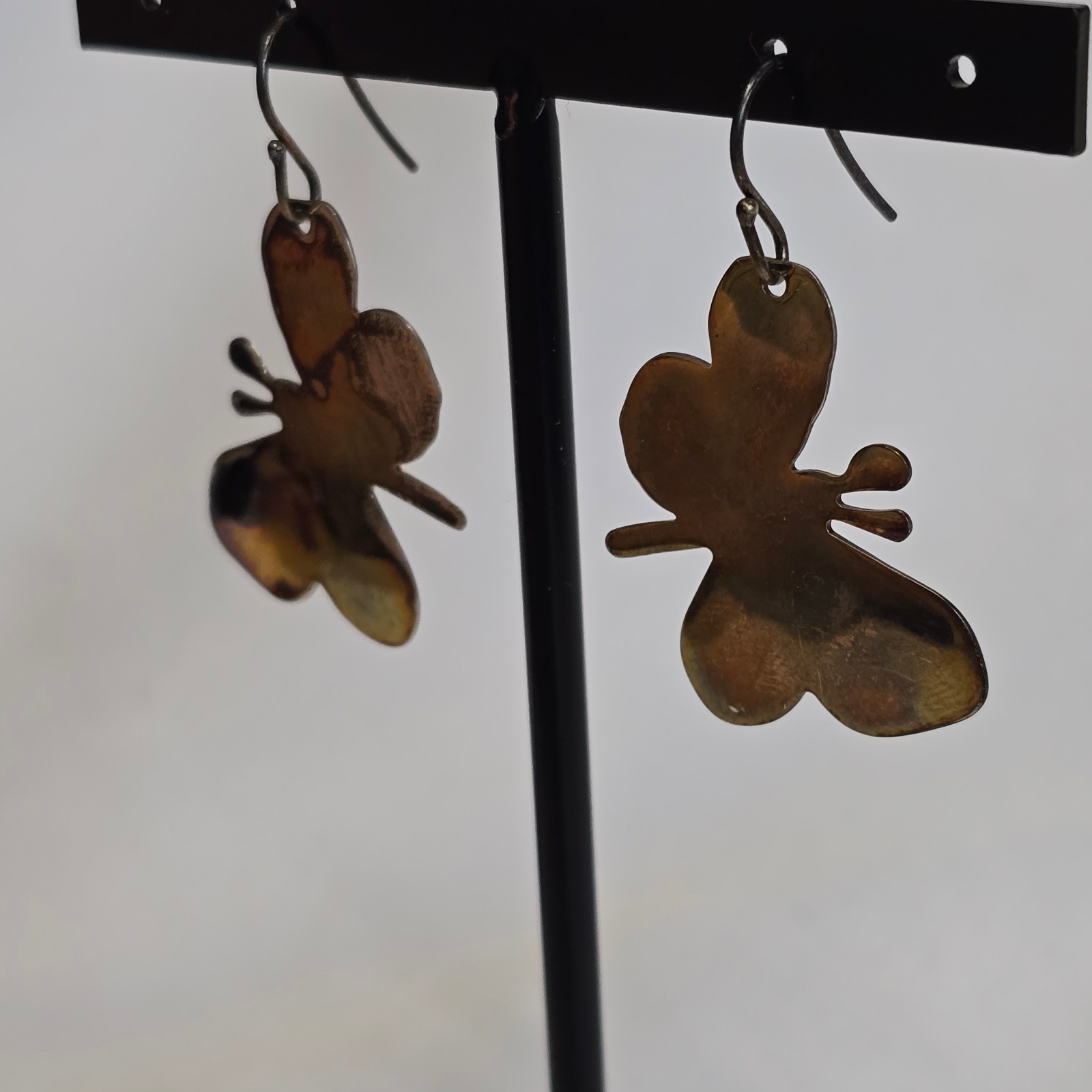 Sterling Silver Andy Warhol Foundation Earrings 5.67g Fine Jewelry Hook Backs