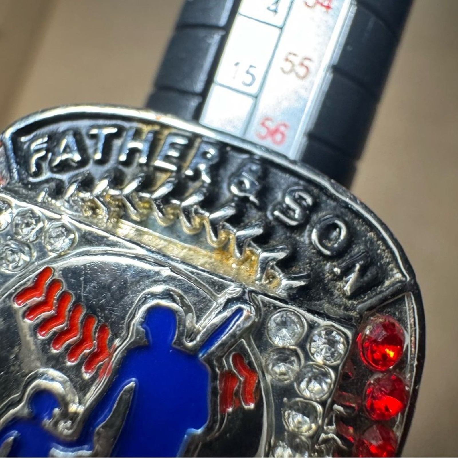Father and Son Tournament Ring Sports Collectible Baseball