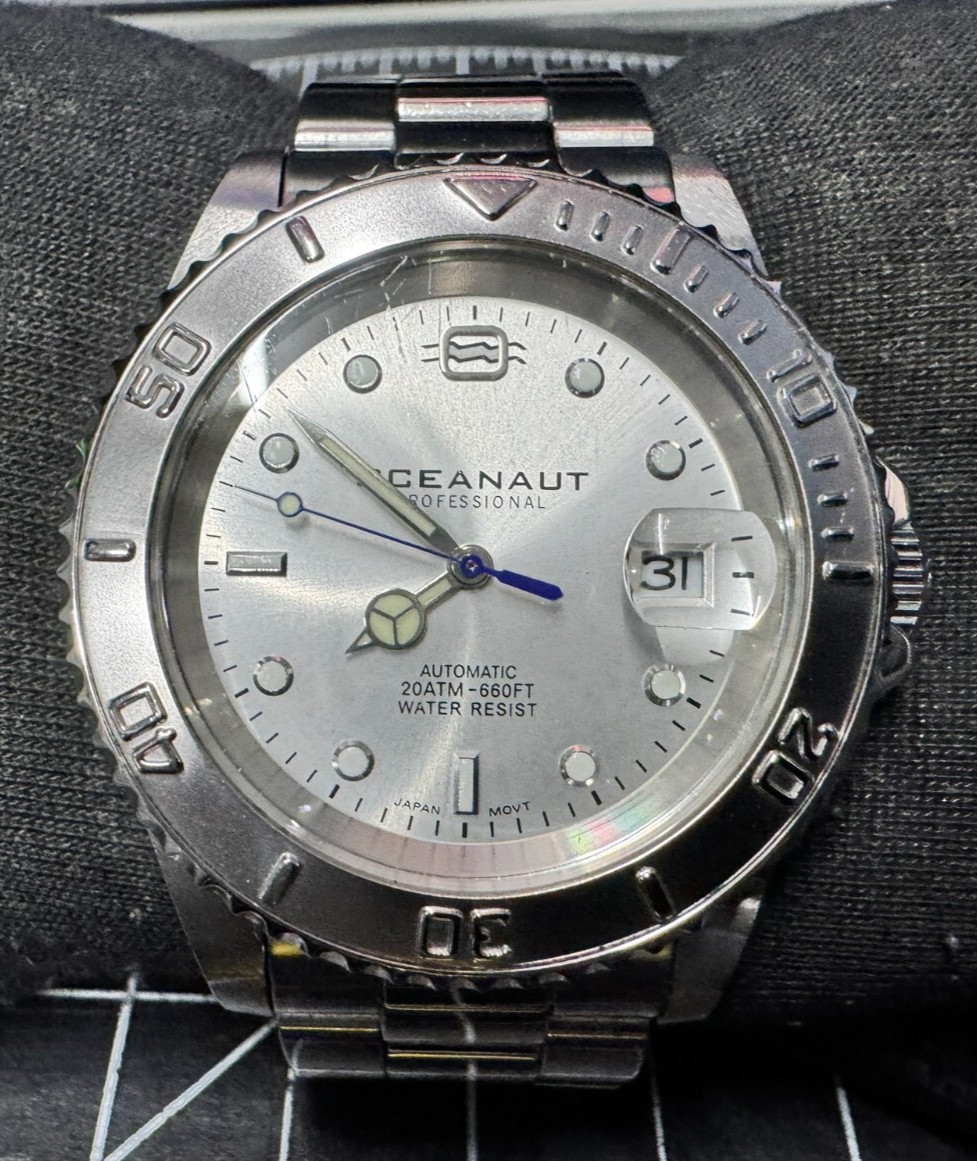 Oceanaut Professional Men’s 21 Jewel Japan Movement Watch Water Resist 200m