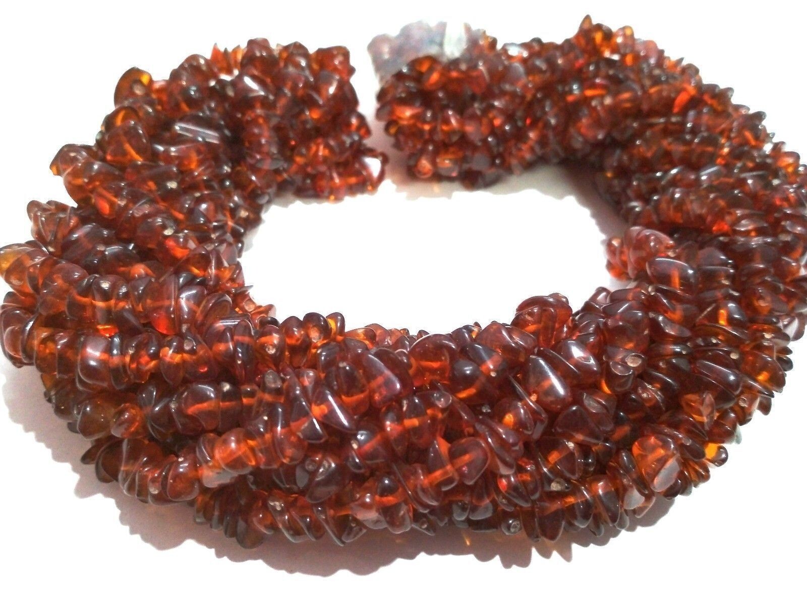 Amber Synthic Uncut stone Chips Nugget 4-6mm Gemstone Beads 34″inch 1 Strand