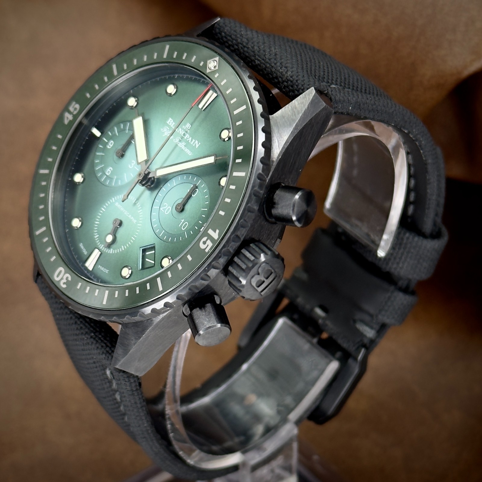 Blancpain Fifty Fathoms Bathyscaphe Chronographe Flyback Complete 5200-0153-B52A