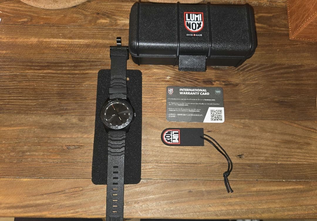 LUMINOX Ref.3121 Pacific Diver 3120 Blackout 44mm Black SS Ronda Quartz Watch