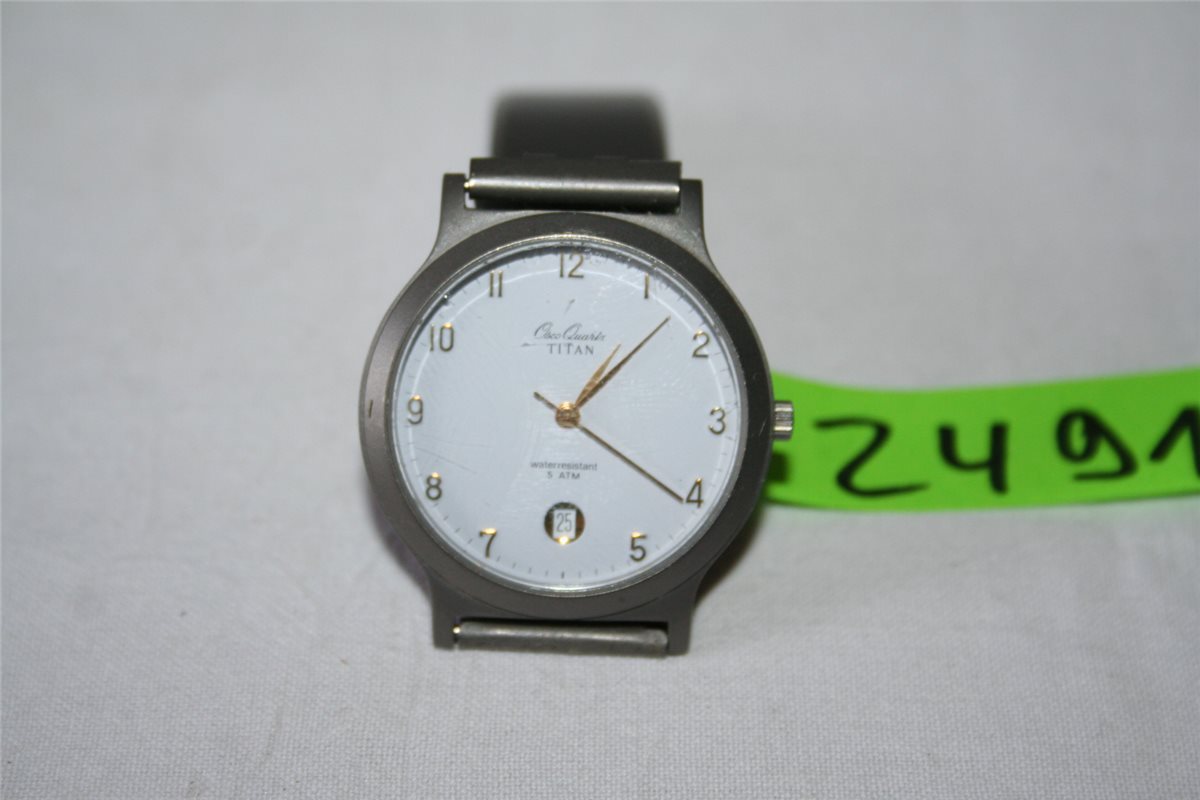 Osco Quartz Titanium Watch Wristwatch Waterproof 5 ATM