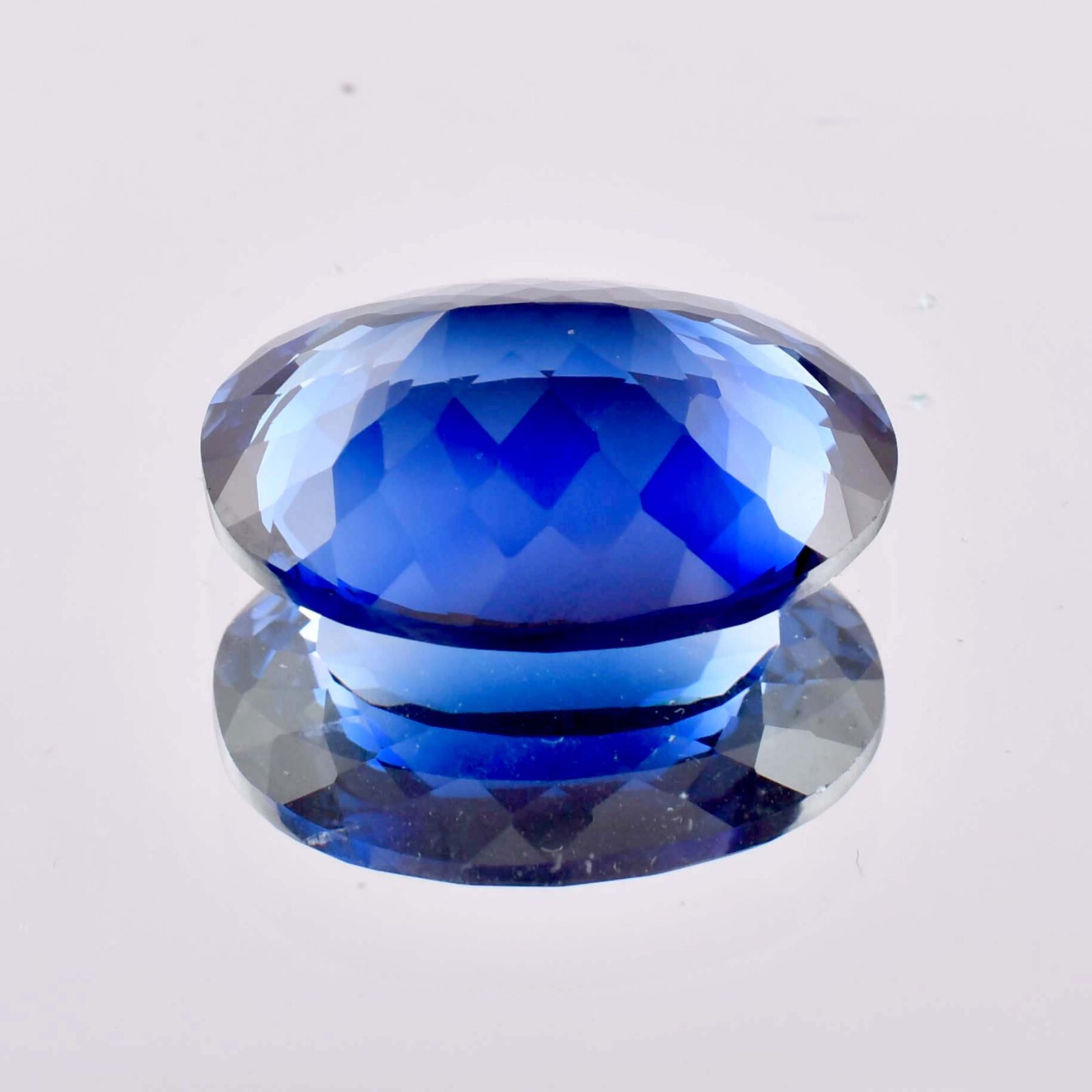 24 x 18 MM Natural Ceylon Ceylon Blue Sapphire Gemstone 39.65 Ct (GIT) Certified