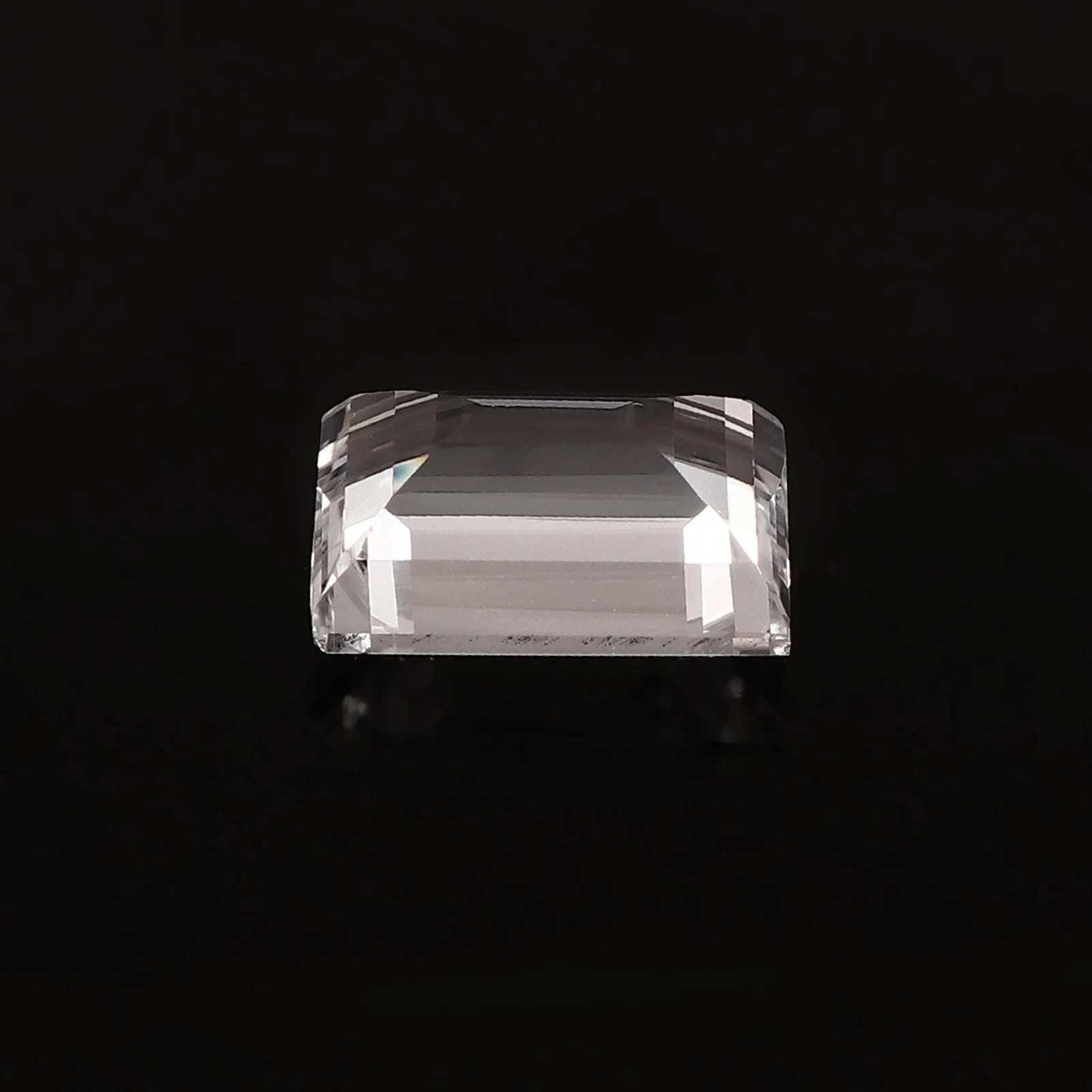40.55 Ct Natural White Sapphire Baguette Cut Certified Flawless Loose Gemstone