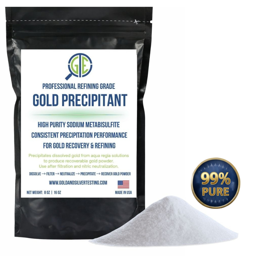 Gold Refining Kit SMB Gold Precipitant Borax Flux Recovery & Smelt Melting