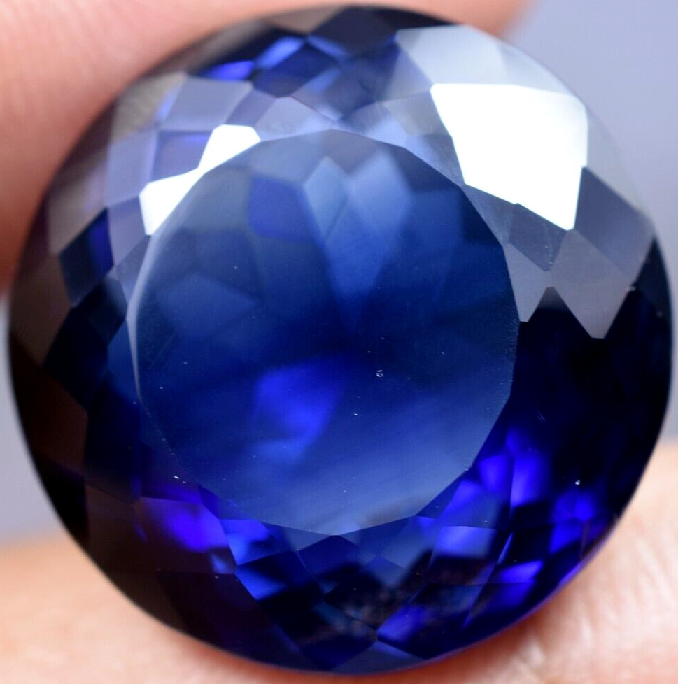 Natural 40.55 Ct GIGANTIC Royal Blue Sapphire GGL Certified Loose Gemstone