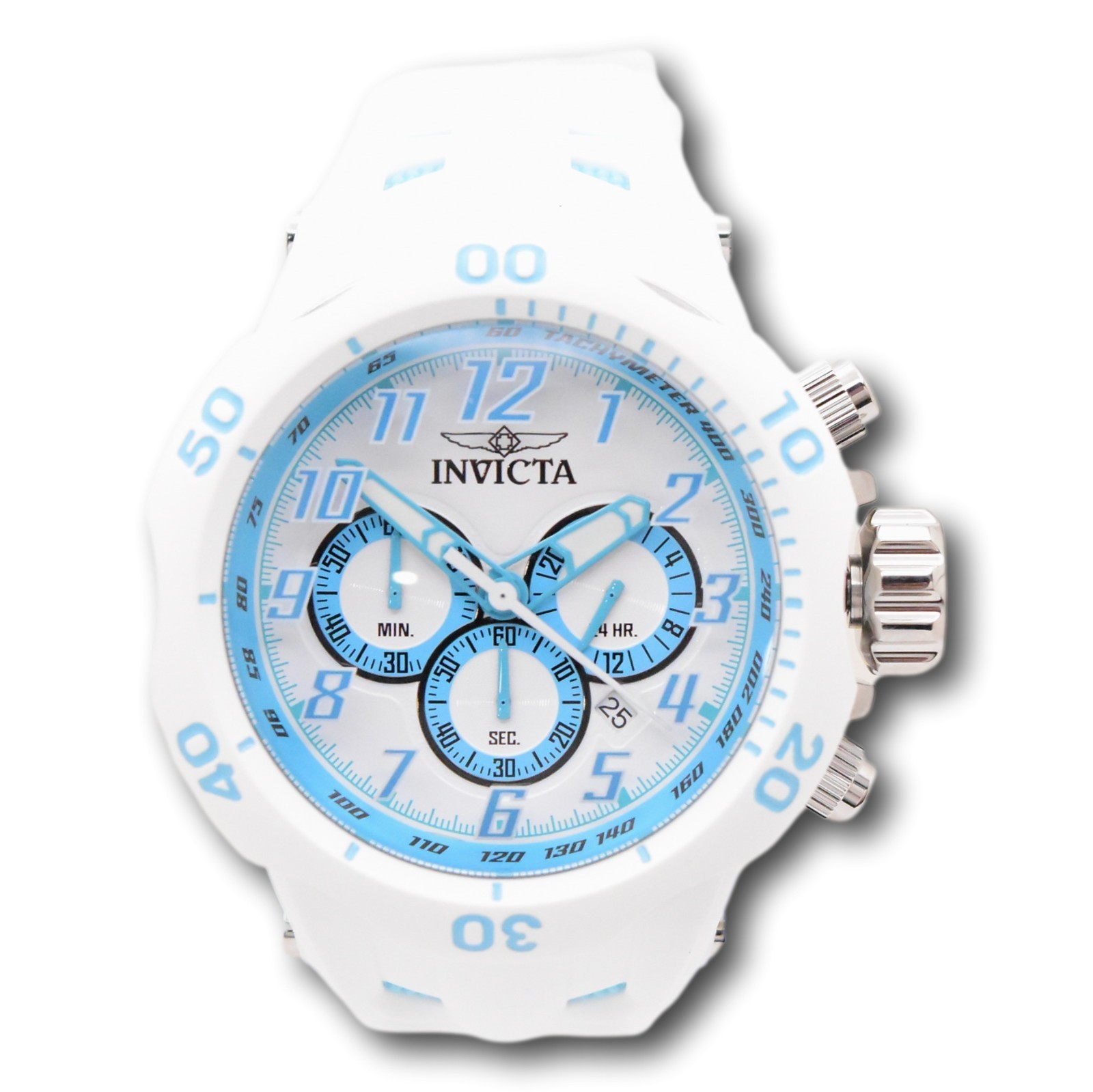 Invicta Venom Hydra Arctic Glacier Men’s 52mm White & Blue Chrono Watch 50511