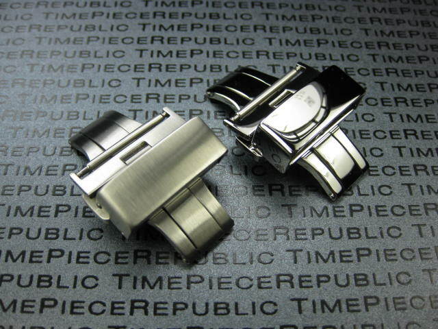 24mm Deployment Buckle Clasp for Thick Leather Strap 3.5mm 5.5mm Thickness P