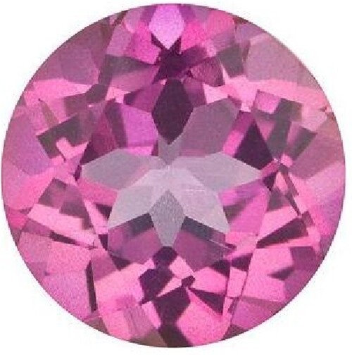 Natural Extra Fine Rich Pink Topaz Round AAA+ 1mm to 10mm