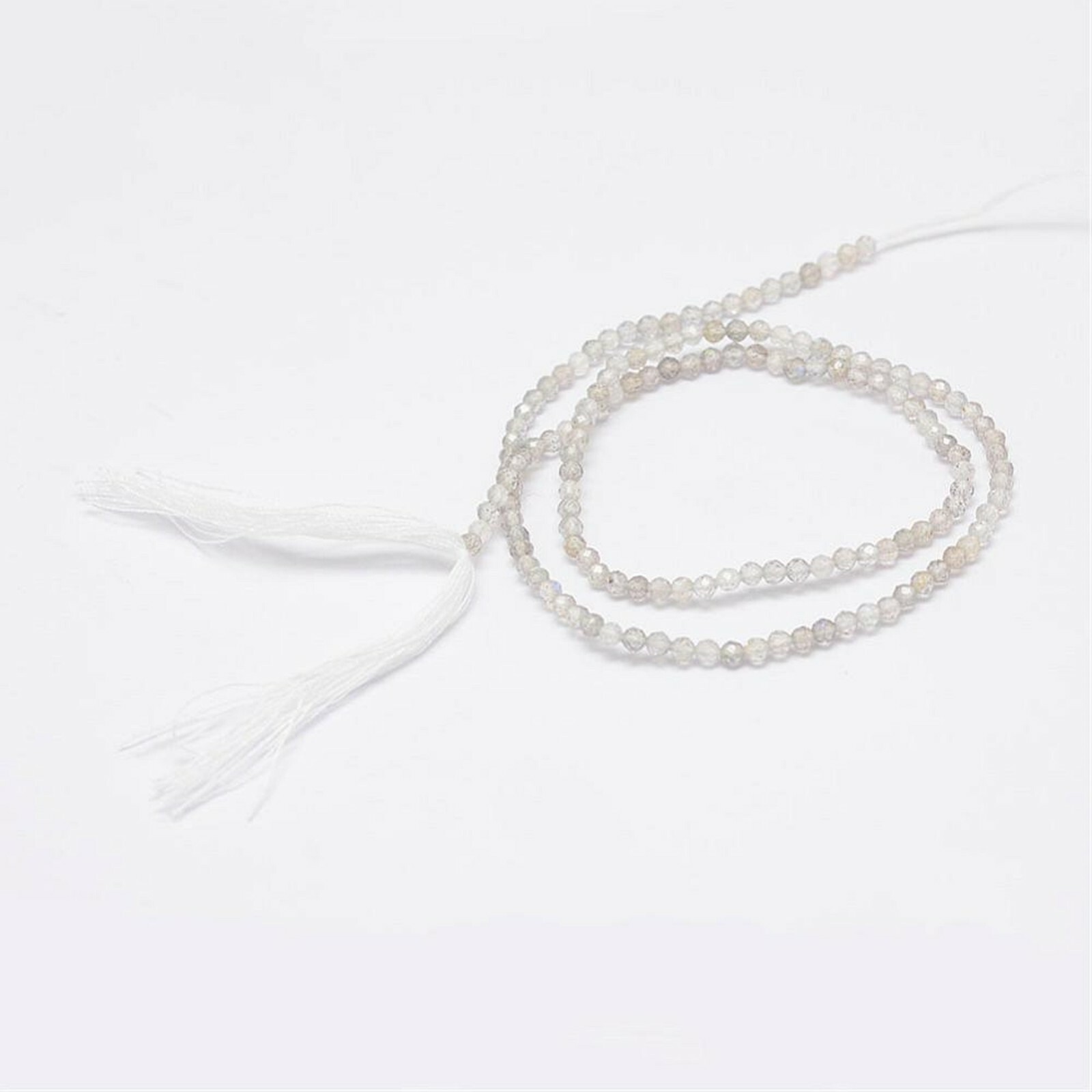 Natural Labradorite Beads Strands Round Faceted.2.25mm in diameter hole: 0.5mm