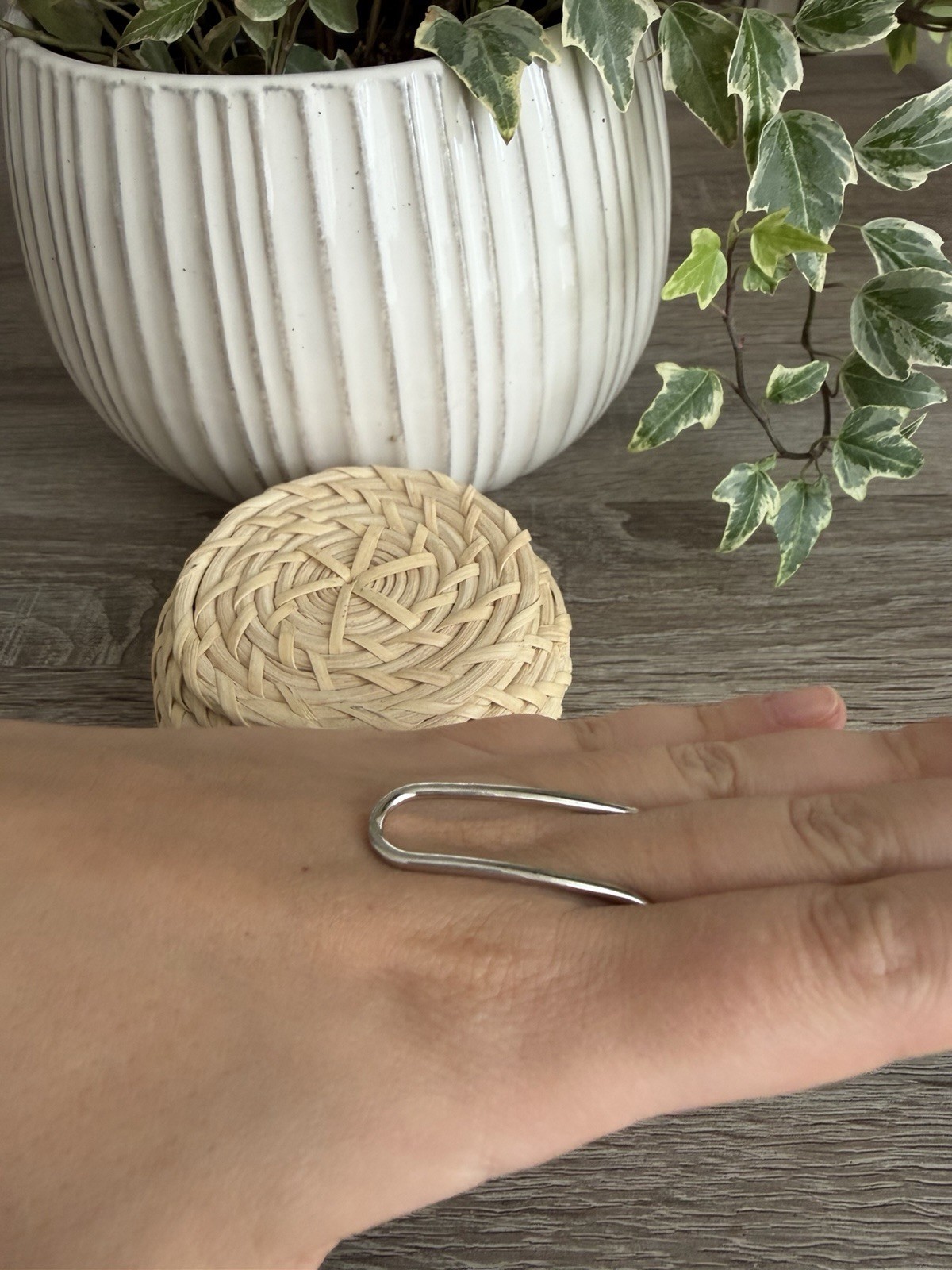 MAM Jewelry Irregular Sterling Silver 925 Ring Size 6.5