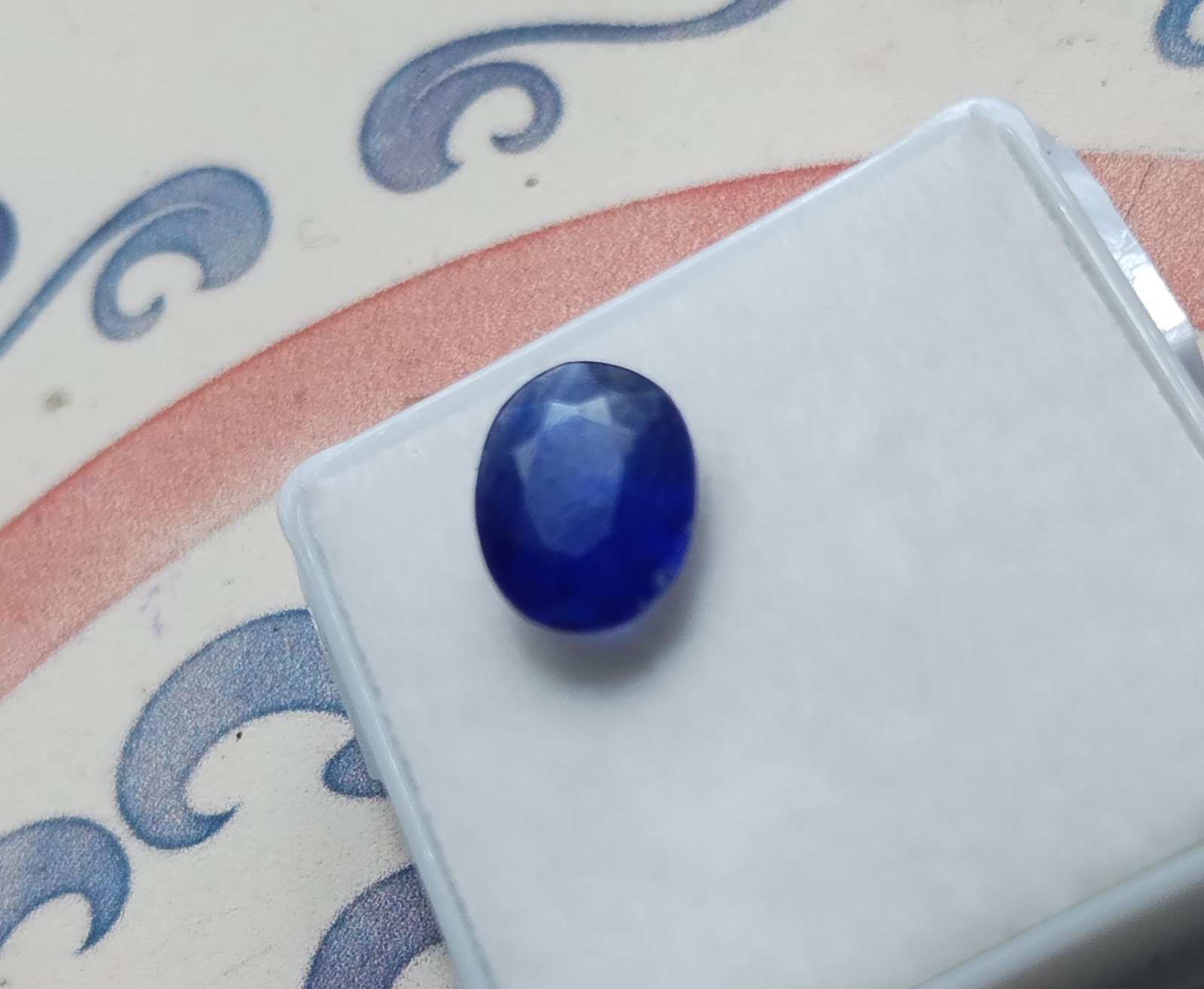 1.76 Ct. Natural Cornflower Blue Sapphire Loose Oval Mozambique 9.3x7x3mm
