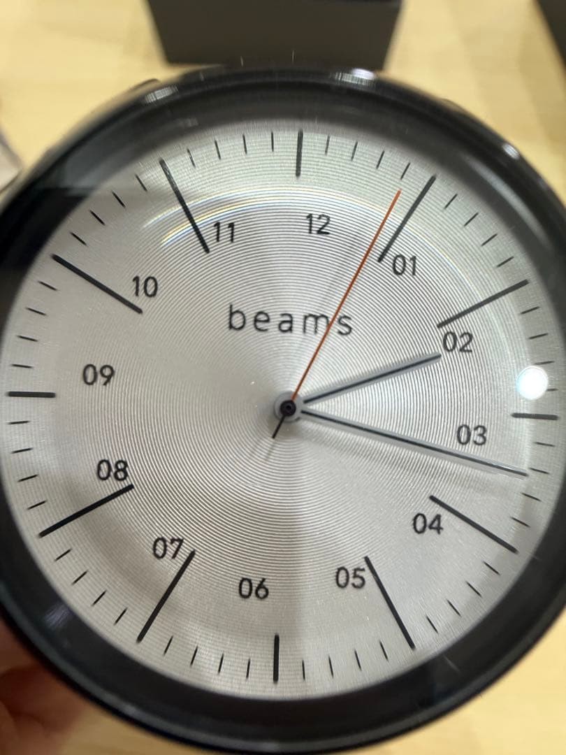 Sony Wena Beams Quartz Watch Silver Dial Black Band 目立たない傷中古