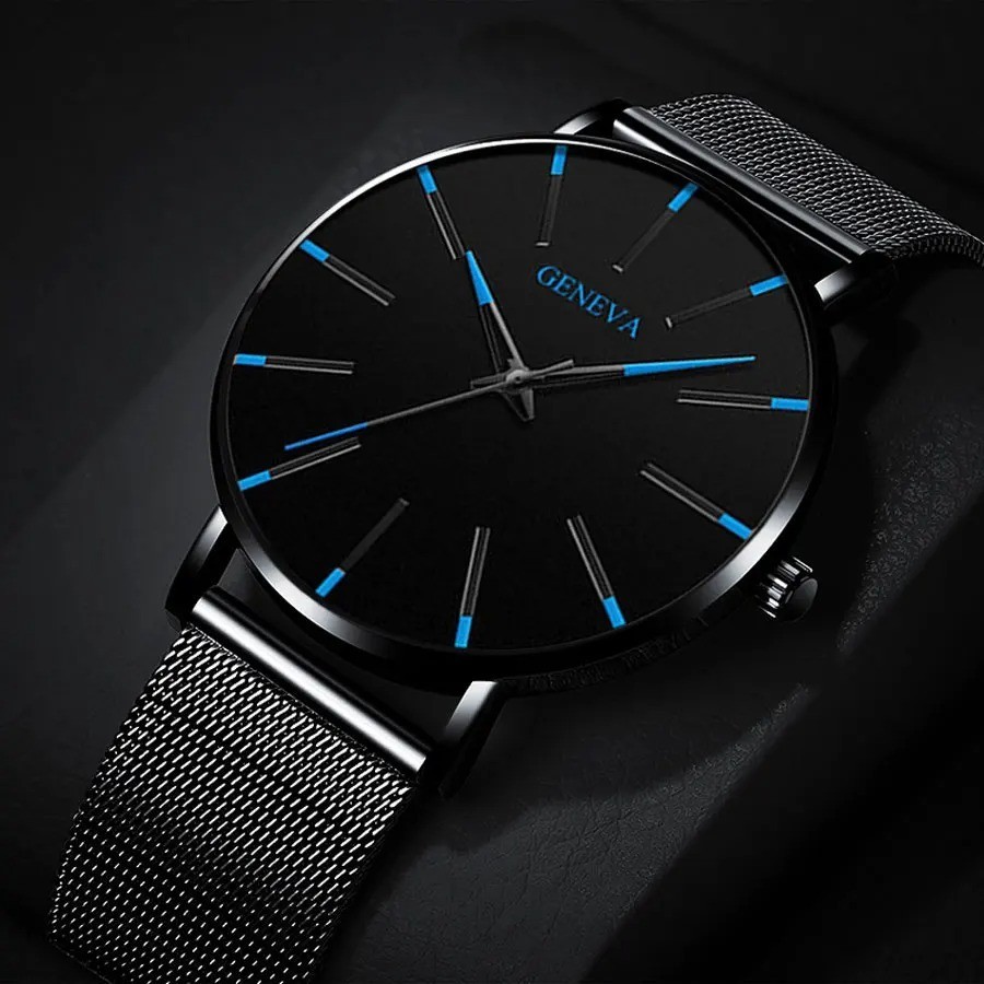 Waterproof Men’s Watch Stainless Steel Quartz Luminous Classic Watches Business