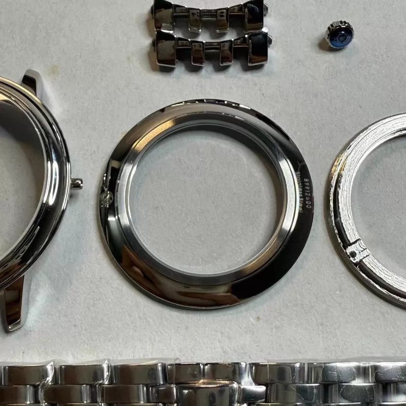 For DIY39.5mm Watch Steel Case kit For 2627 2202 Movement
