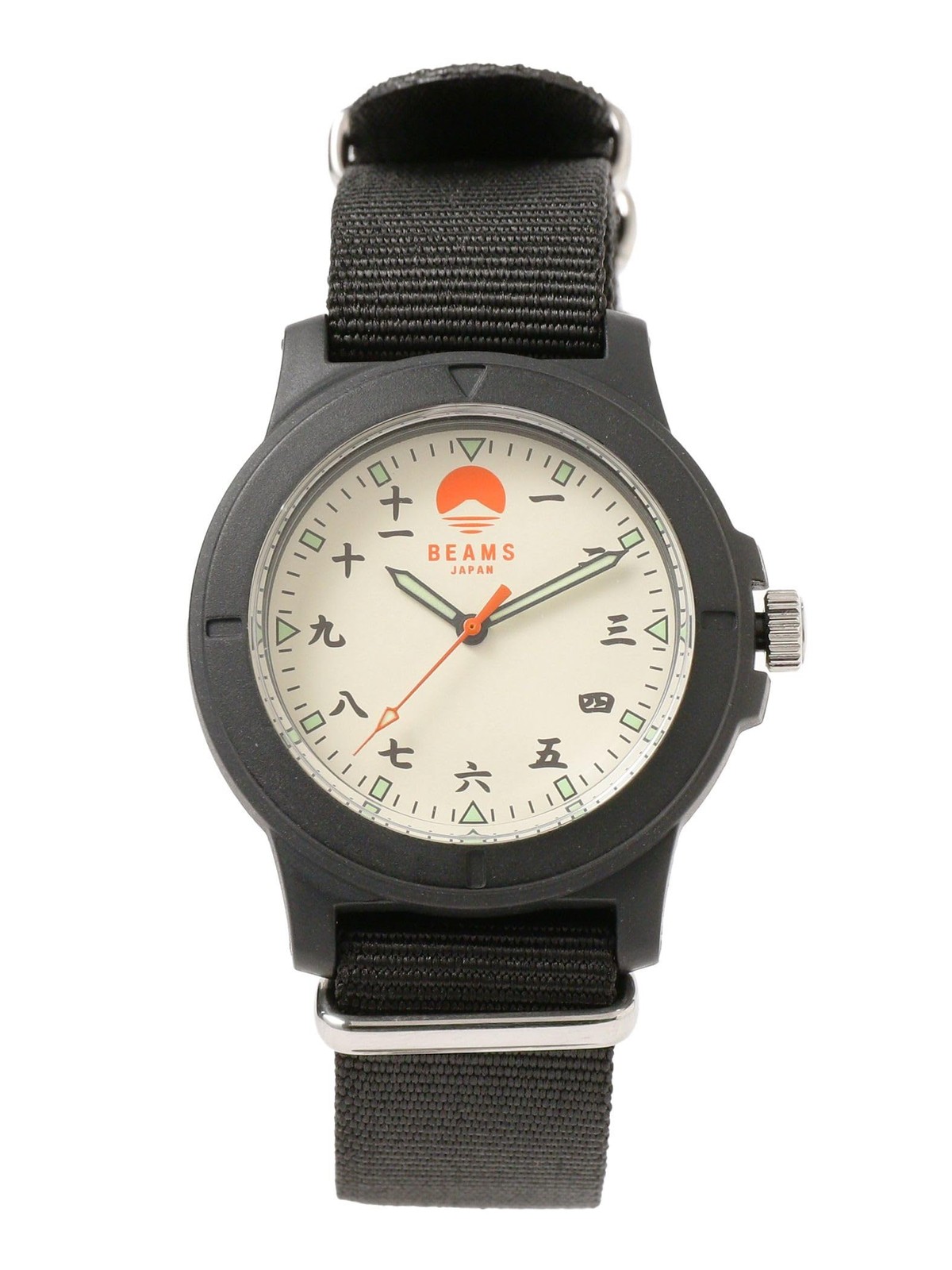 BEAMS Japan Original Watch Kanji Numerals Mt. Fuji Design Quartz Limited Ed. New