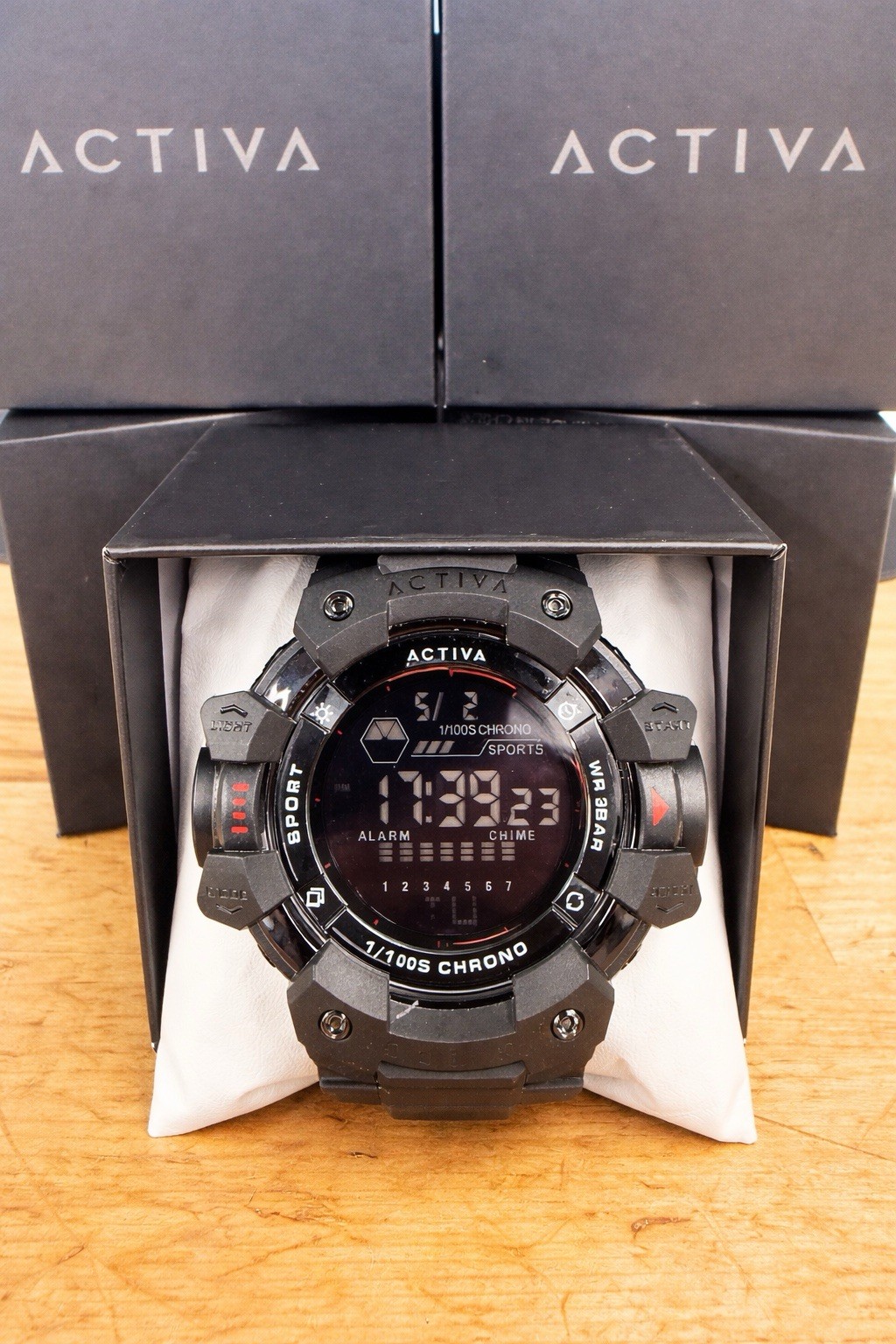 ACTIVA Armour X Digital Watch 50mm Camouflage Black Chrono Alarm WR 3BAR