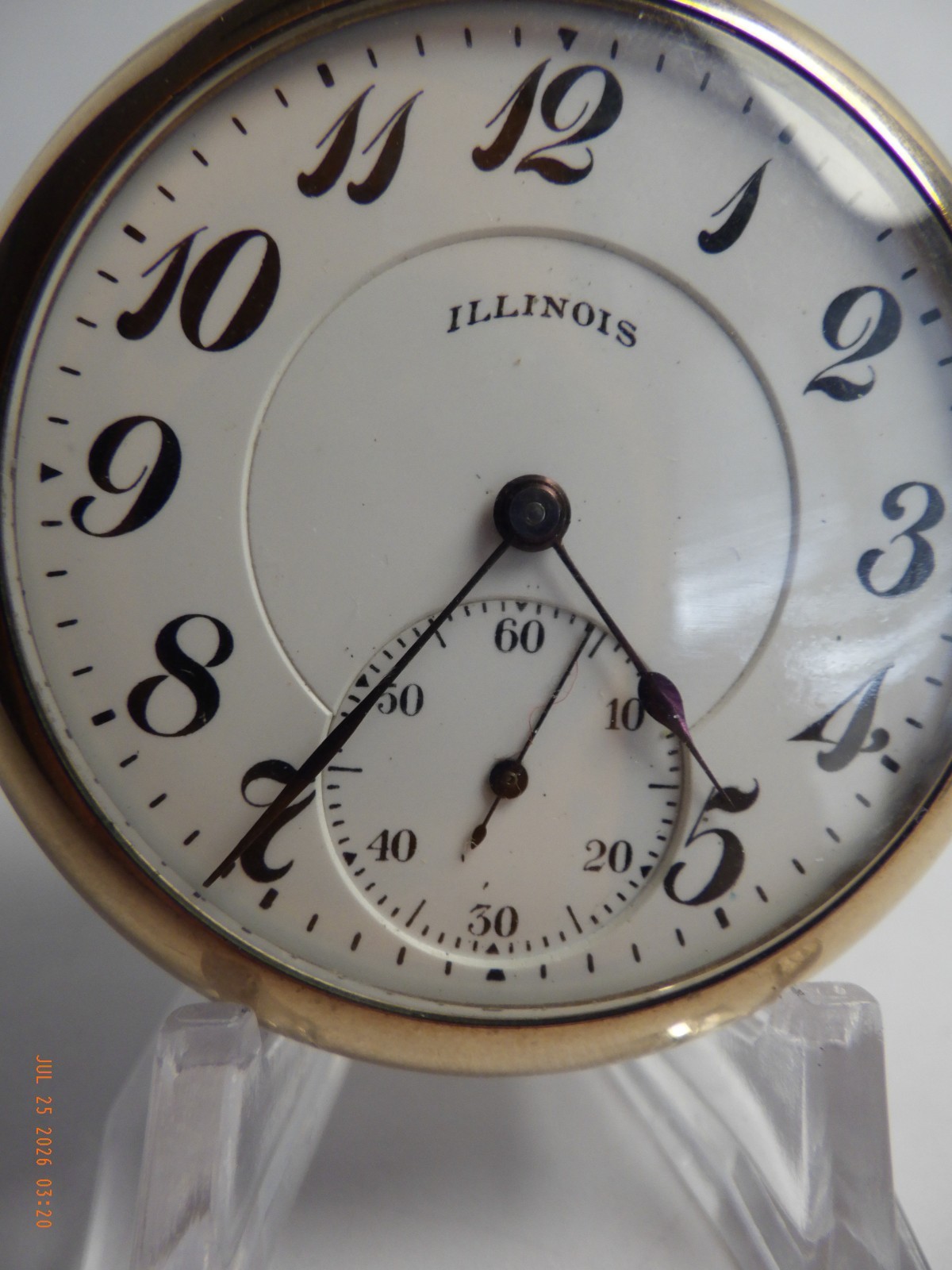 Illinois “Railroad dispatcher Special” pocket watch 16s 19 Jewel