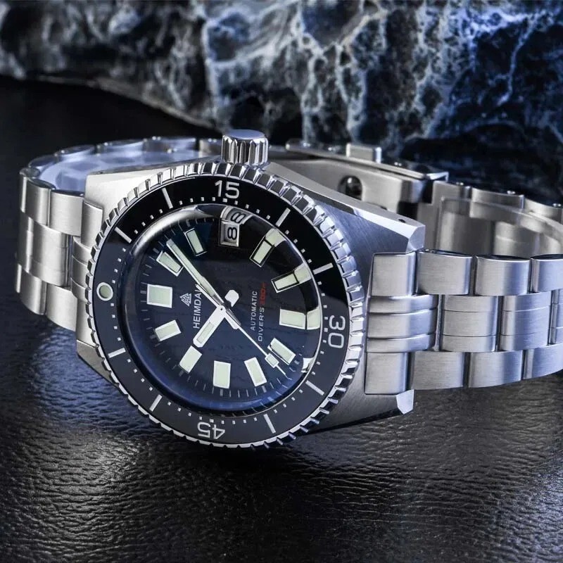 Heimdallr Sharkey H8-3 NH35A Diver 200M 660FT Men’s Automatic Watch 316L 41mm C3