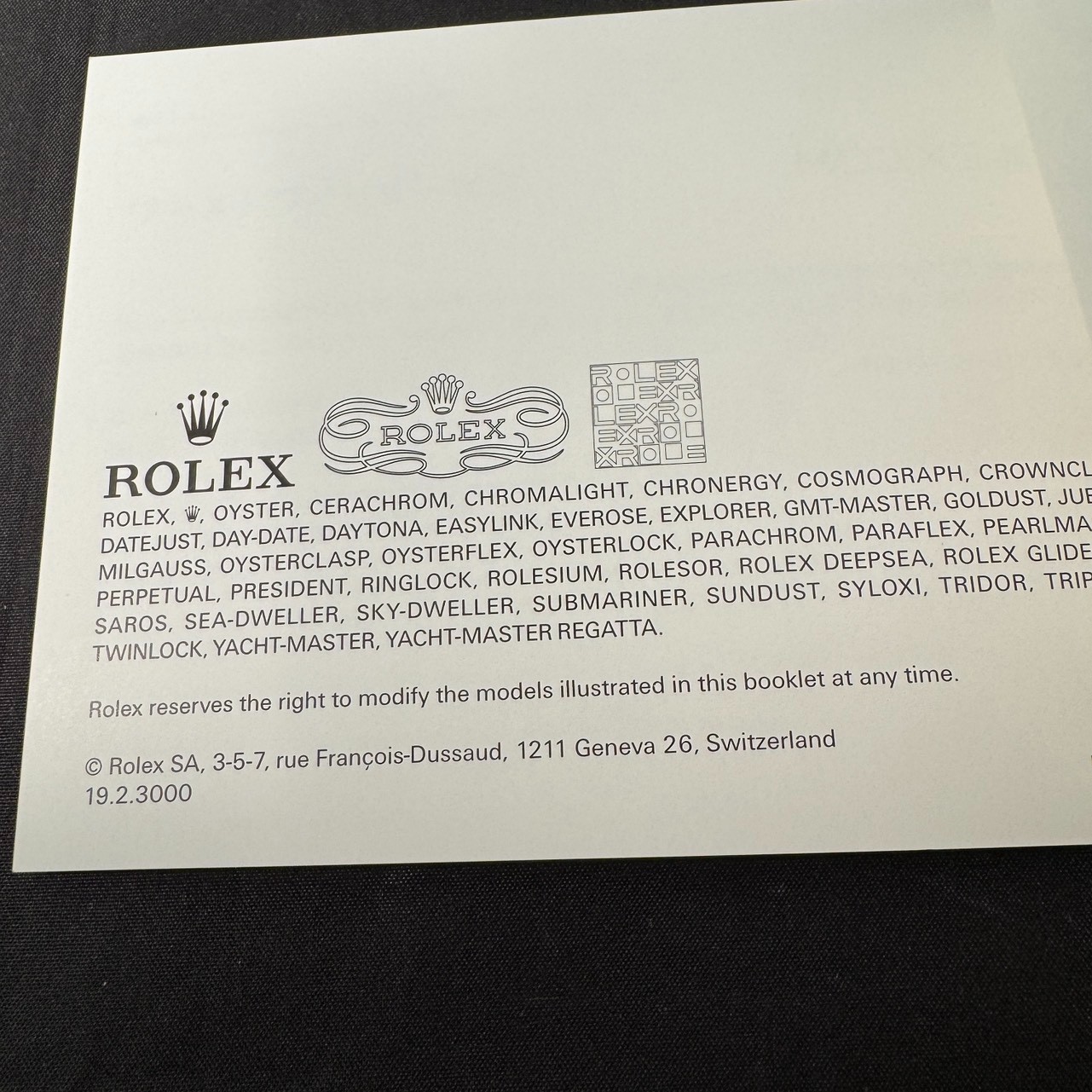 ROLEX Watch Box Case 39139.01-OYSTER M Booklet of SUBMARINER 100%Authentic 6795