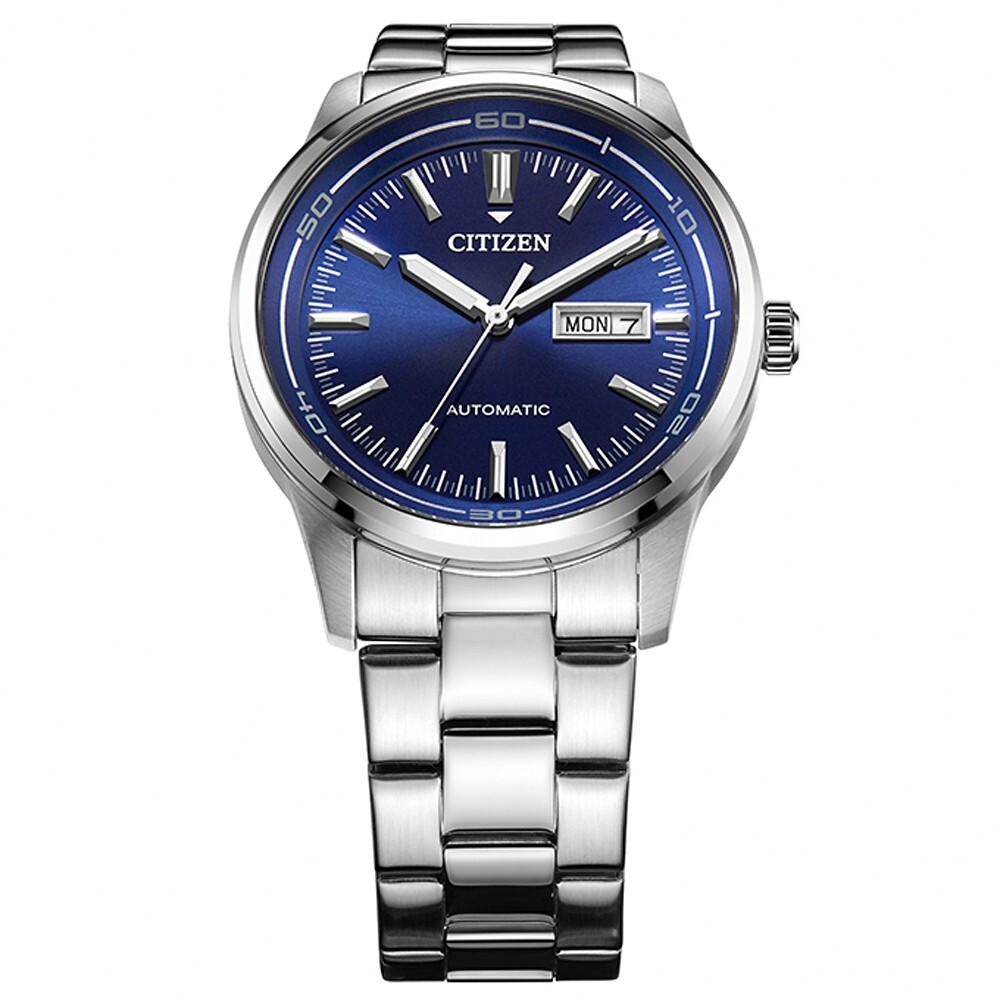 new Citizen Ø42mm automatic mechanical NH8400-87L Blue Dial see thru case back