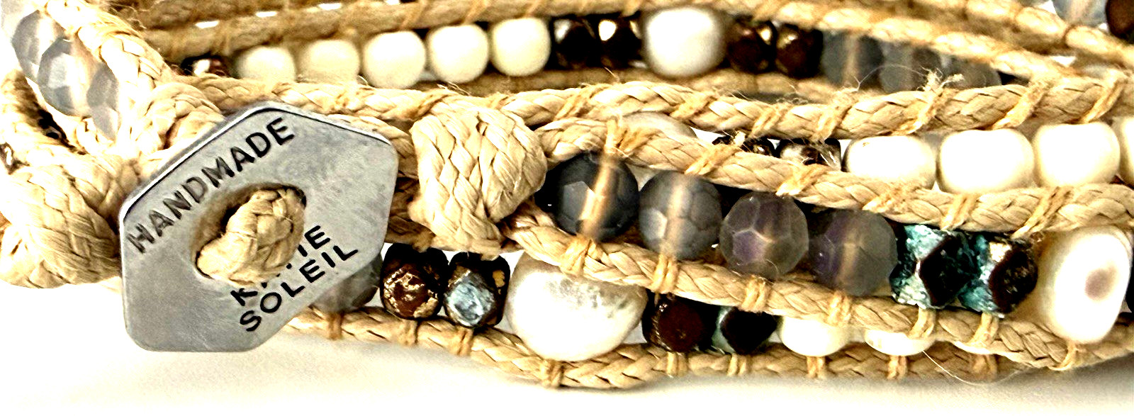 Lot of 4 Designer Nakamol ~ Katie Soleil ~ lia sophia Boho Wrap Bracelets