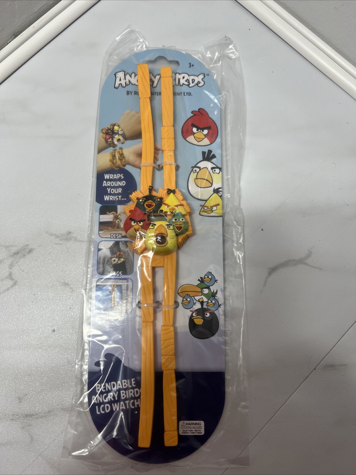 Angry Birds Bendable Wrist Wrap LCD Watch Sealed New 2013 – Vintage