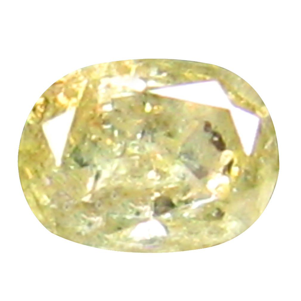 0.11 ct Romantic Oval Cut (3 x 2 mm) Congo Fancy Light Yellow Natural Diamond
