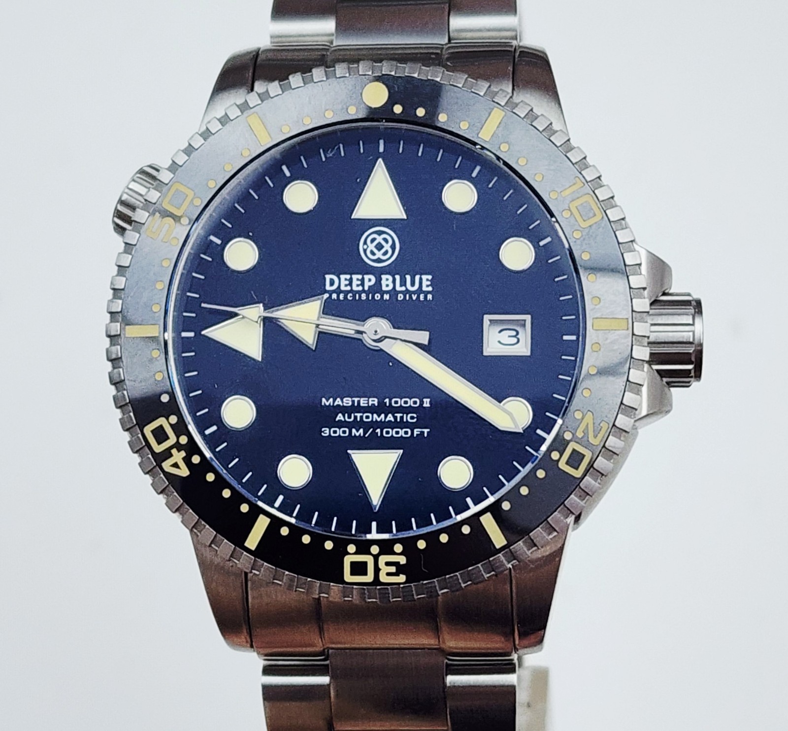 Men’s AUTOMATIC Watch DEEP BLUE “Diver Master 1000 II”