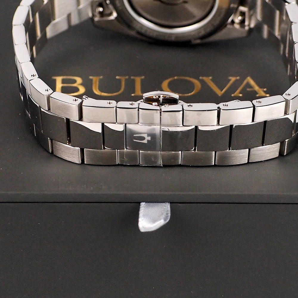 Bulova Surveyor 98B422 Burgundy Red Dial Stainless Steel Automatic Men’s Watch