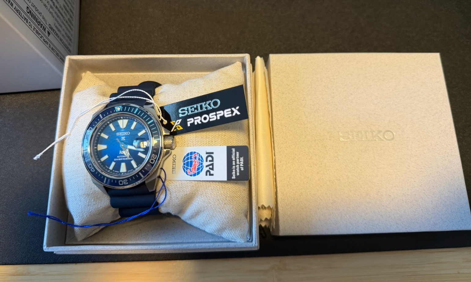 Seiko Men’s Prospex Blue Watch SRPJ93, PADI Dive Watch