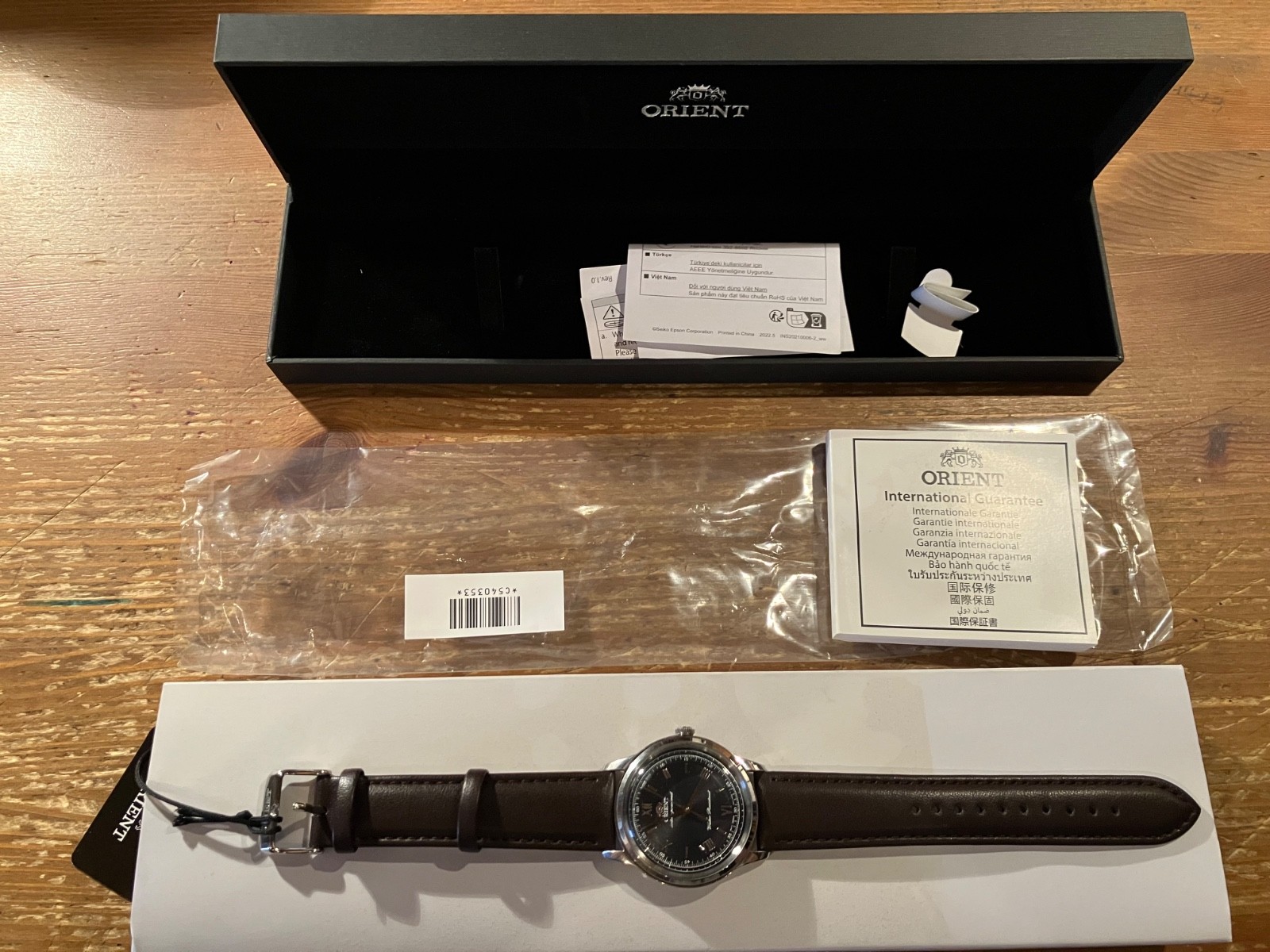 Orient Bambino Solar Powered 38mm Runs Perfectly