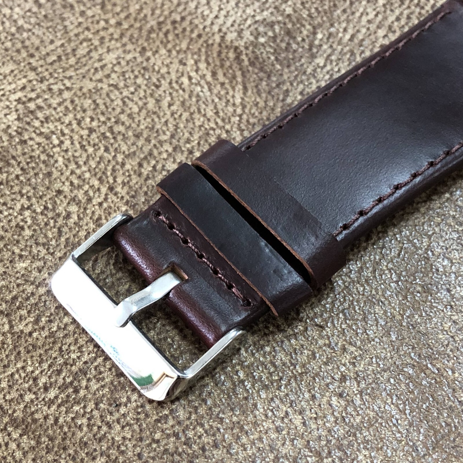 Size 28,30,32,34,36,38,40mm Wide Lug Genuine Leather Watch Strap/Band #339
