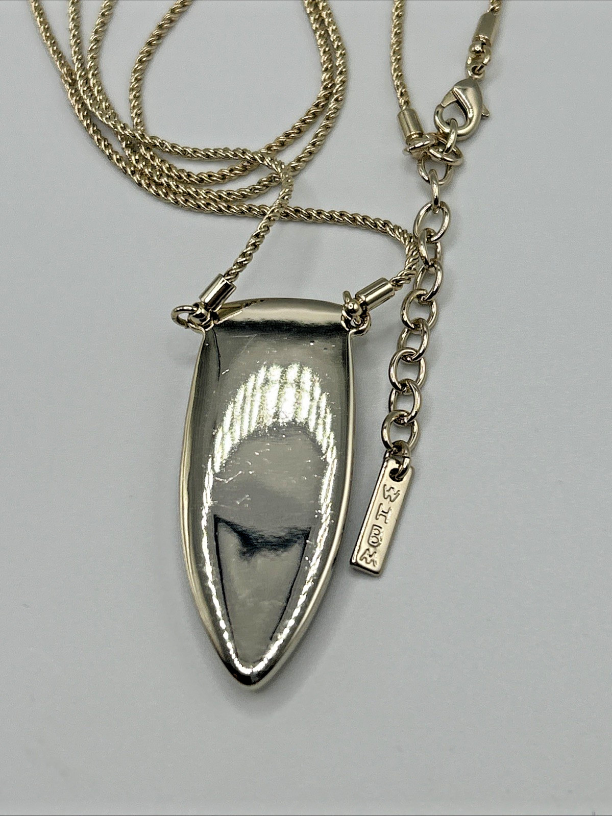 White House Black Market 3 Piece Lot of Long Necklaces Pearl Glass Metal Stone