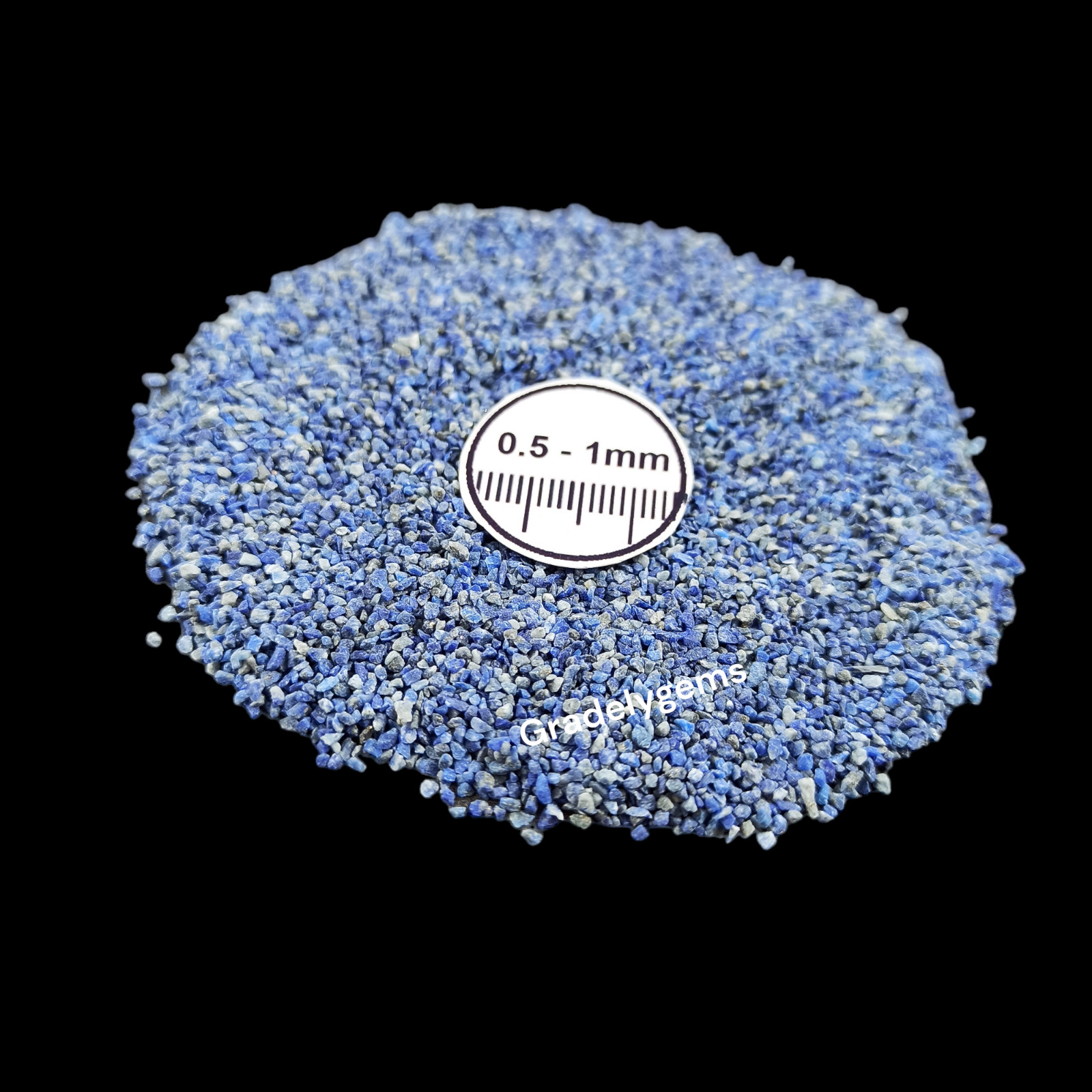 Lapis Lazuli Gemstone Crushed Powder – Royal Blue Radiance for Resin Art, Crafts