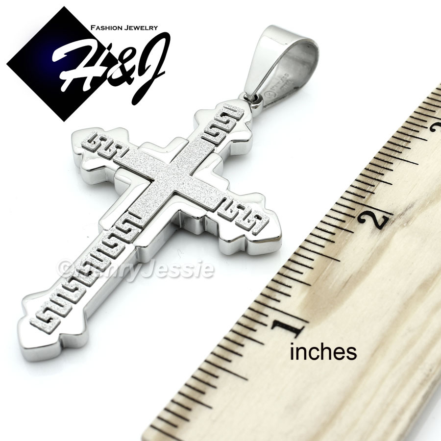 30″MEN Stainless Steel HEAVY 8mm Silver Interlock Bones Chain Necklace Pendant*K