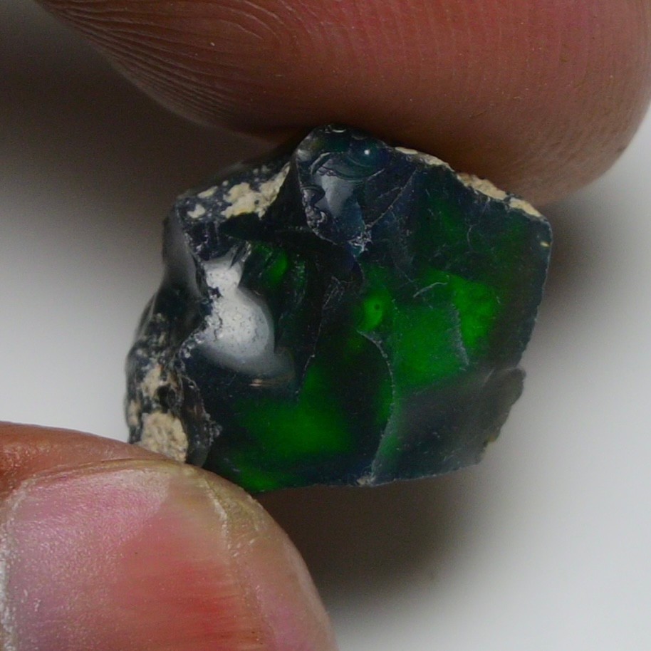 Natural Ethiopian Black Opal Rough 8.90 Ct – Ideal for Jewelry, Welo Fire Opal